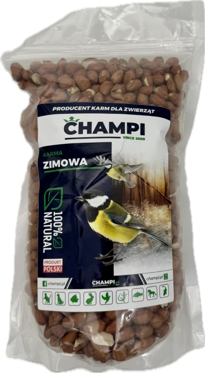 Orzechy ziemne 1kg karma zimowa dla ptaków karma dla papug średnich dużych