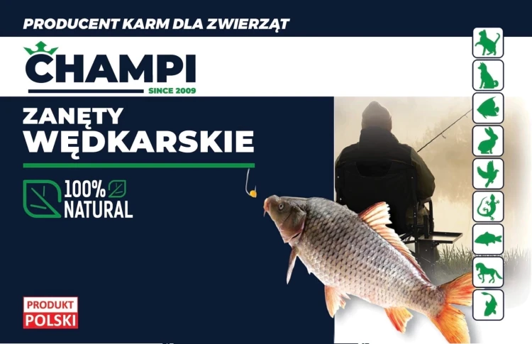 Kukurydza bobik łubin konopie MIX ZIAREN WĘDKARSKICH zanęta ziarno 19kg