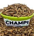 Robaki na ryby PUFFY cały robak suszony Method Feeder 250g zanęta Champi