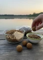 Robaki na ryby PUFFY cały robak suszony Method Feeder 250g zanęta Champi