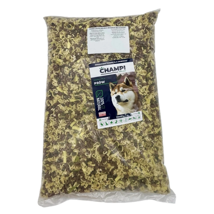 14kg Makaron błyskawiczny ECONOMY sucha karma dla psa instant