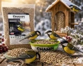 SŁONECZNIK ŁUSKANY 14kg ziarno karma dla ptaków zimujących karmnik Champi