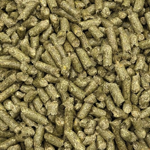 Lucerna granulowana 1kg karma dla królika świnki gryzoni 8mm pellet CHAMPI