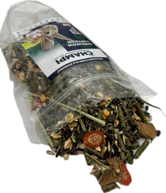 Karma dla królika NATURALNY 14kg Pokarm dla świnki gryzoni mieszanka Champi