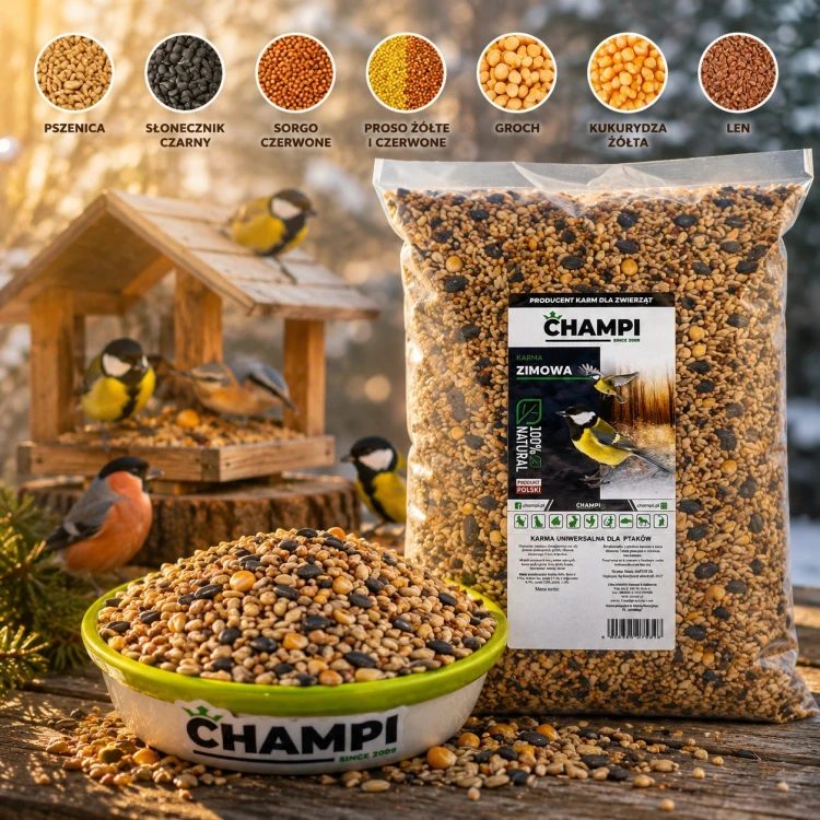 19 kg Uniwersalna karma dla ptaków ziarno pasza dla gołębi kur pawi kaczek
