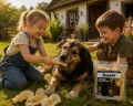 Przysmaki dla psa Ucho wołowe białe duże naturalny gryzak karma dla psa