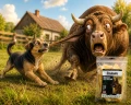 Przysmaki dla psa Ucho wołowe białe duże naturalny gryzak karma dla psa