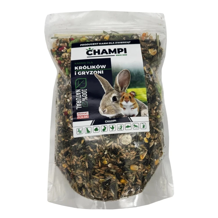 Karma dla królika NATURALNY 19kg Pokarm dla świnki gryzoni mieszanka Champi