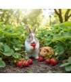 Truskawka suszona 200g karma dla królika świnki chomika gryzoni Champi