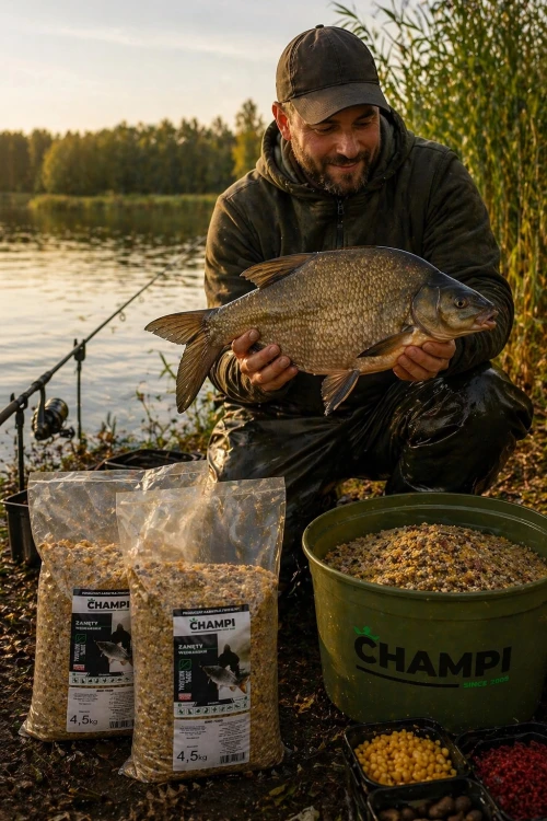 Bird Food zanęta wędkarska mielone ziarno dodatek do zanęt 4,5kg Champi