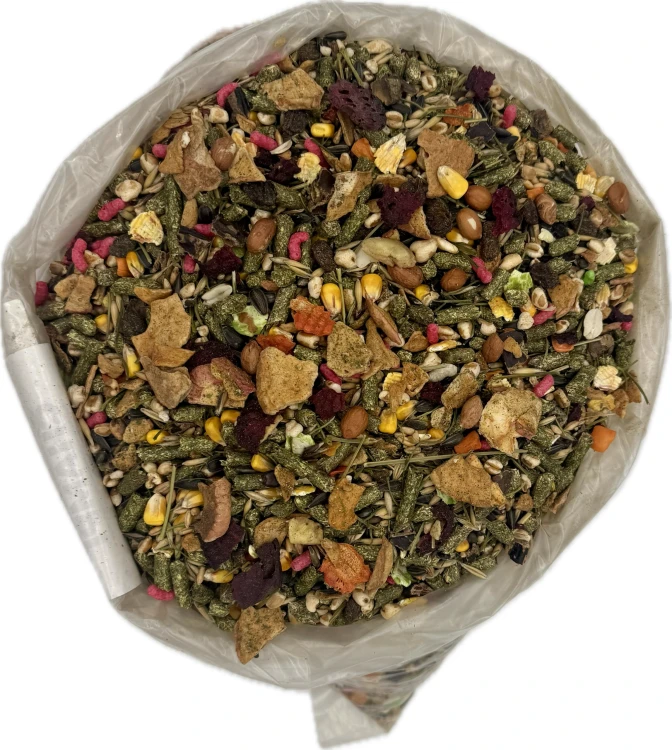 Karma dla królika świnki gryzoni 4,5kg MUSLI mieszanka warzywa owoce Champi