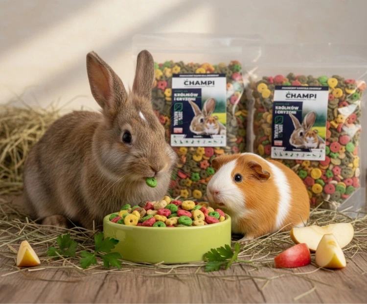 Cukierki 500g dropsy dla gryzoni owocowo-warzywne karma dla królika świnki