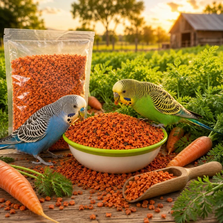 Marchew KULKA 500g marchewka suszona warzywa dla papug falistych średnich