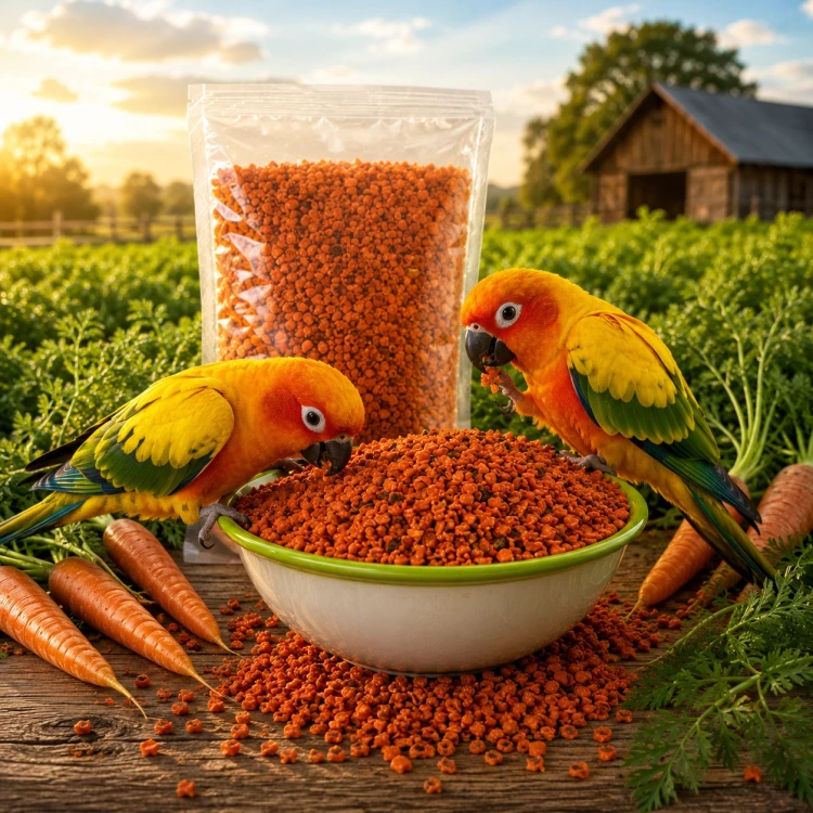 Marchew KULKA 500g marchewka suszona warzywa dla papug falistych średnich