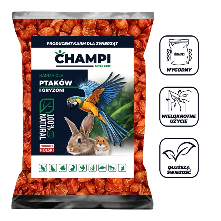 Marchew suszona KULKA 500g marchewka warzywa karma dla królika świnki Champ