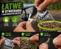 Robaki na ryby zanęta wędkarska biały robak saszetka 50x larwa muchy Champi