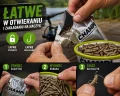 Robaki na ryby zanęta wędkarska biały robak saszetka 100 larwa muchy Champi