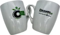 Kubek ceramiczny Champi.pl 300ml Biały