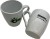 Kubek ceramiczny Champi.pl 300ml Biały