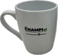 Kubek ceramiczny Champi.pl 300ml Biały