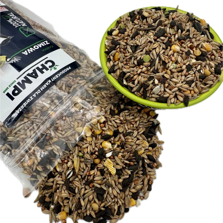 Karma dla ptaków zimujących 1kg Uniwersalna ziarno karmnik dla ptaków sikor
