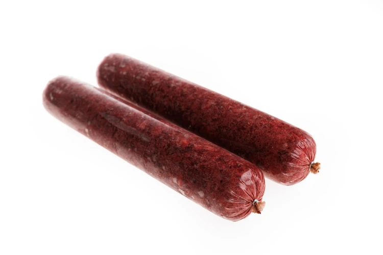 Mięso mrożone dla psa WOŁOWE b/k bez kości baton 28kg BARF wołowina