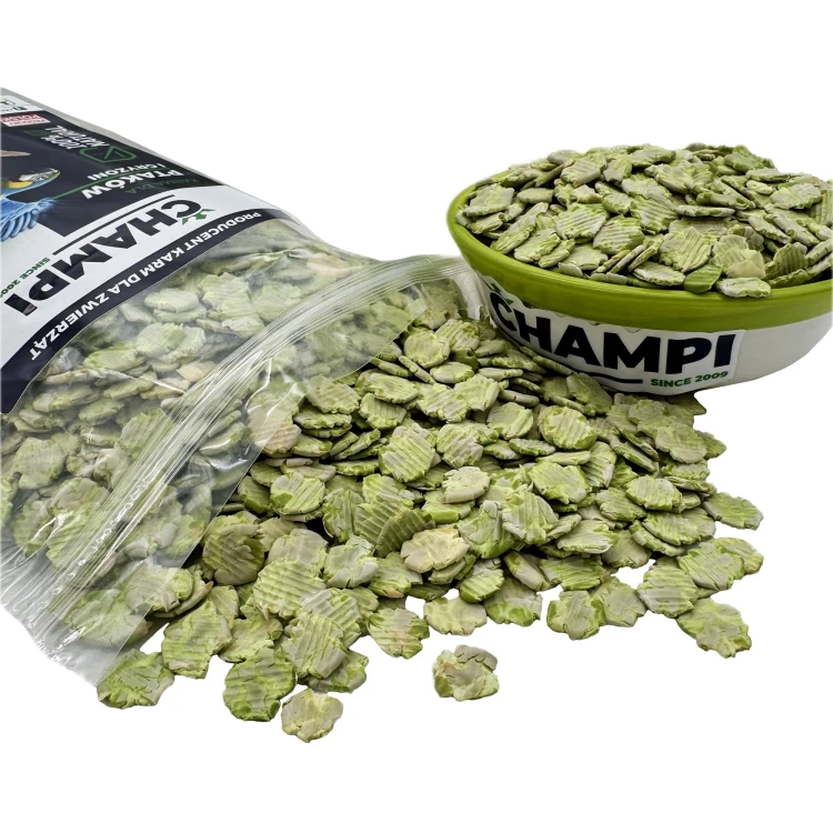 Groch Gnieciony 1kg płatek mikronizowany karma dla świnki gryzoni CHAMPI
